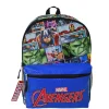 Avengers 16" Backpack with Patent PU front Pocket