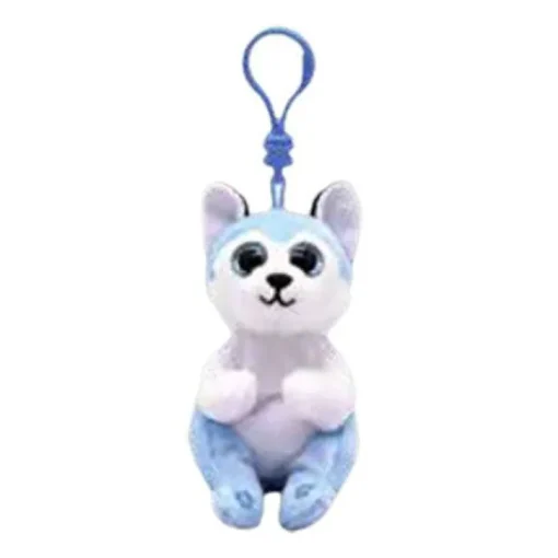 Beanie Bellie - Thunder the Husky Dog - 5" Clip