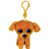 Beanie Boo's - ZuZu Tan Dog - 5" Clip