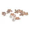 Boutique Dazzle Clip On Earrings, 3 Sets