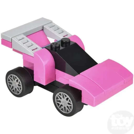 2.75" Building Block Pull Back Race Car in Mystery Egg