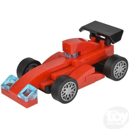 2.75" Building Block Pull Back Race Car in Mystery Egg