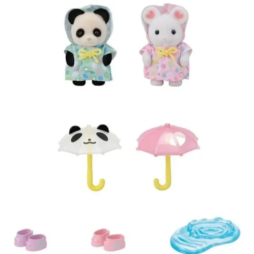 Calico Critters Nursery Friends - Rainy Day Duo