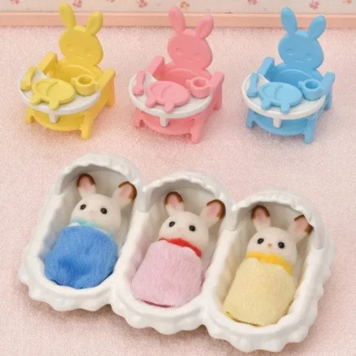 Calico Critters Triplets Care Set
