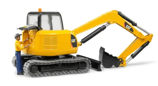 CATERPILLAR Mini Excavator with worker