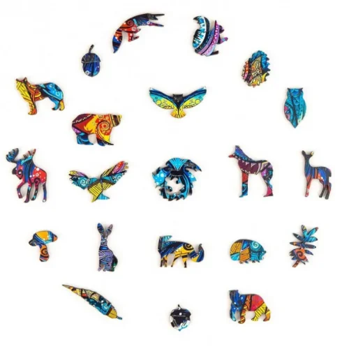 Charming Owl Wooden Puzzle