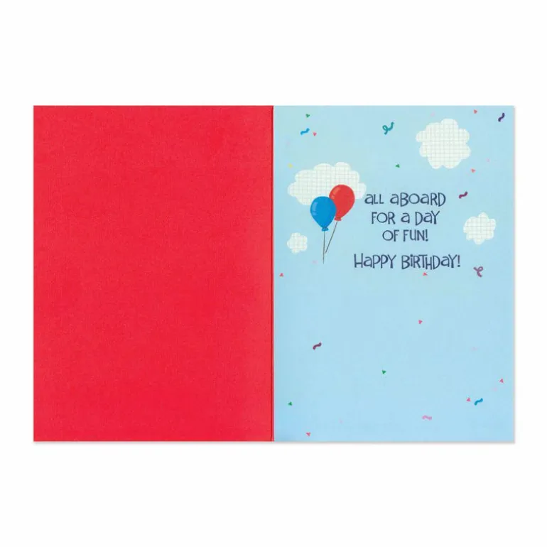 Choo Choo Foil Birthday Cards