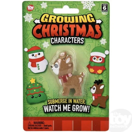 2" Christmas Growing Characters