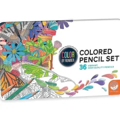 Color By Number 36 Color Pencil Set