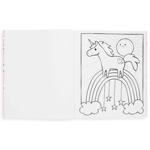 Color In Book - Enchanting Unicorns