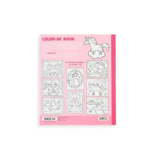 Color In Book - Enchanting Unicorns