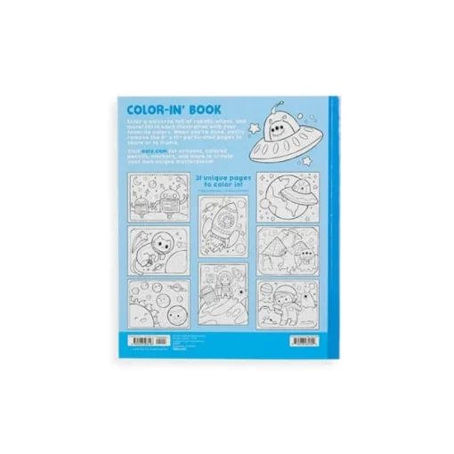 Color In Book - Outer Space Explorers