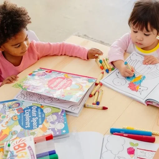 Color In Book - Outer Space Explorers