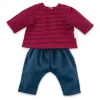 Corolle 14" Doll T-Shirt & Pants - Striped