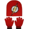 DC Comics: Flash - Youth Beanie & Gloves Combo