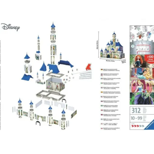 Disney Castle 3D 312 Piece Puzzle