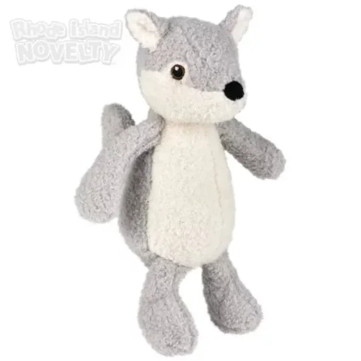 8" Earth Safe Scruffy Wolf