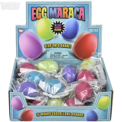 2.25" Egg Maraca Musical Toy