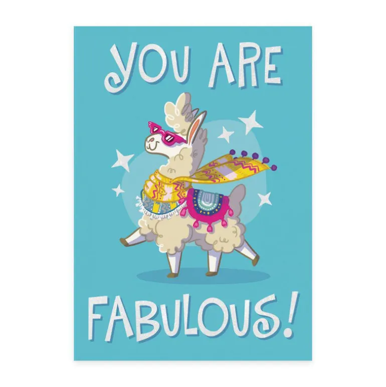 Empowerment - Fabulous Llama Card