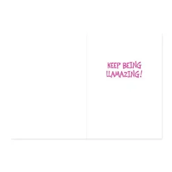 Empowerment - Fabulous Llama Card