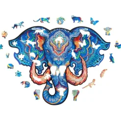 Eternal Elephant Wooden Puzzle