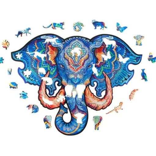 Eternal Elephant Wooden Puzzle