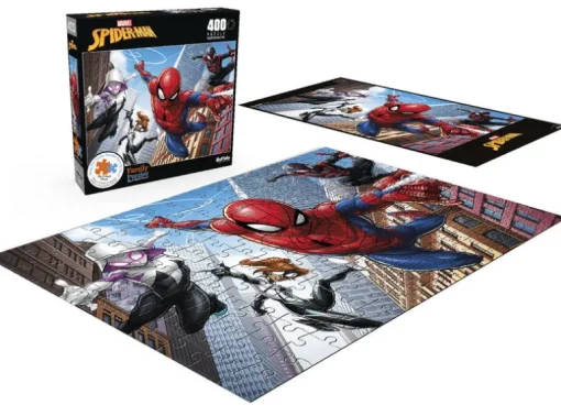Family Puzzle: Marvel: Spider-Man: Web Spinning - 400 Piece Puzzle