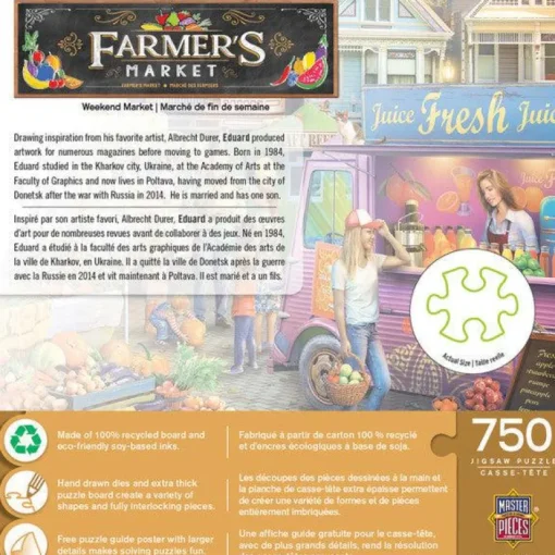 Farmer's Market - Weekend Market - 750 Piece Puzzle