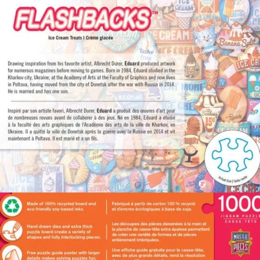 Flashbacks - Ice Cream Treats - 1000 Piece Puzzle