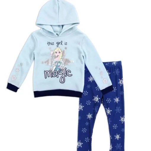 FROZEN Girls Toddler 2PC Fleece Legging Set