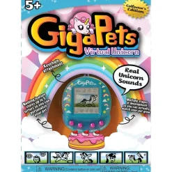 Giga Pets Collector’s Edition Nostalgic 90s Toy, 3D Pet Unicorn