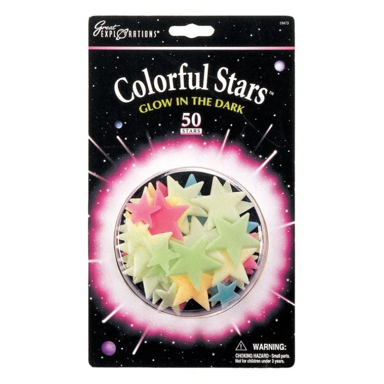 Glow in the Dark Colorful Stars