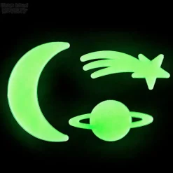 Glow In The Dark Star And Moon Stick-Ons