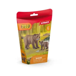 Grizzly Bear Mother with Cub