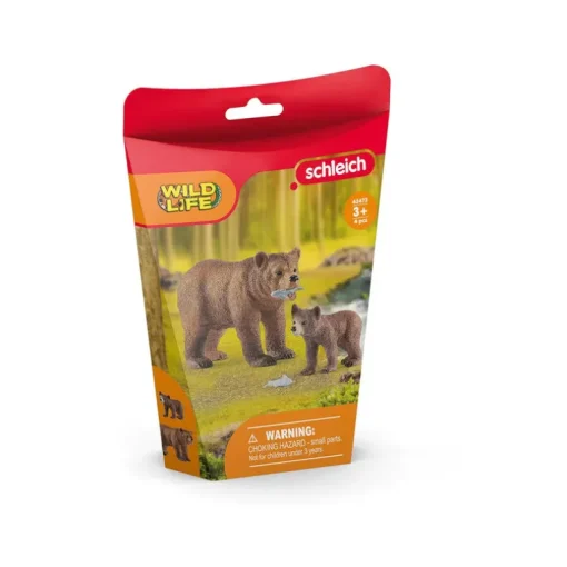 Grizzly Bear Mother with Cub