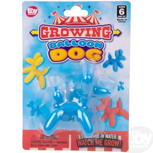 3" Growing Balloon Dog