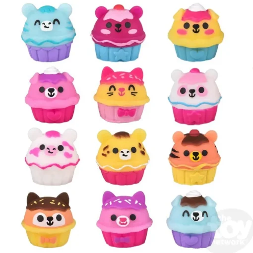 1.5" Gummy Cupcake Animals
