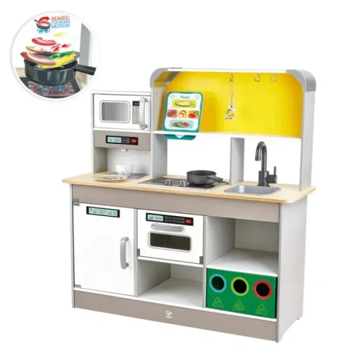 Hape Deluxe Kitchen Playset With Fan Fryer