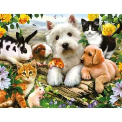 Happy Animal Buddies - 300 Piece XXL Puzzle