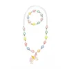 Happy-Go-Unicorn Necklace & Bracelet Set