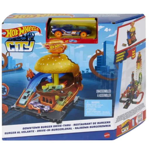 Hot Wheels City Downtown Burger Drive-Thru
