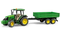 John Deere 5115M with Trailer