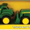 John Deere Sandbox Vehicle 2 Pack With Loader And Dump Truck