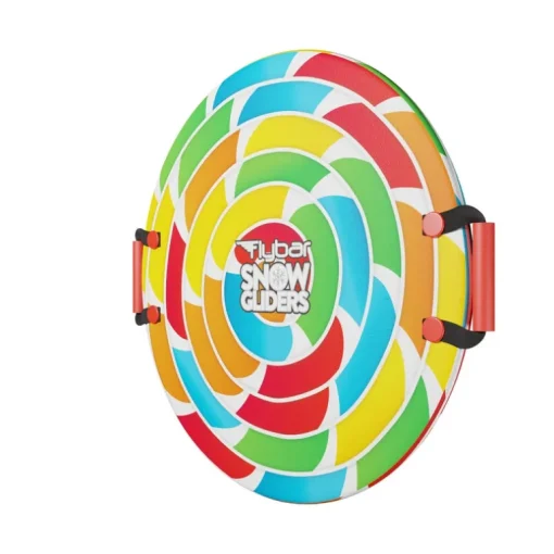 Kids 26" Foam Disc Snow Sled with Slick Bottom & PE Core Build