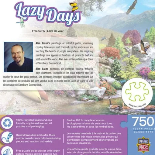 Lazy Days - Free to Fly - 750 Piece Puzzle