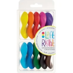 Left Right Crayons