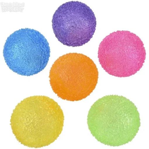 2.5" Light-Up Crystal Bouncy Ball Assorted Colors