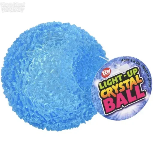 2.5" Light-Up Crystal Bouncy Ball Assorted Colors