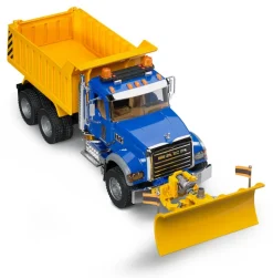 MACK Granite Dump Truck with Snow Plow Blade