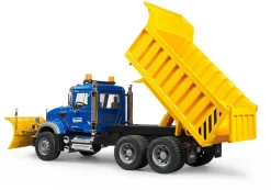 MACK Granite Dump Truck with Snow Plow Blade